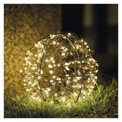 LED Udendørs Lyskæde 200xLED 5 m IP44 Varm hvid