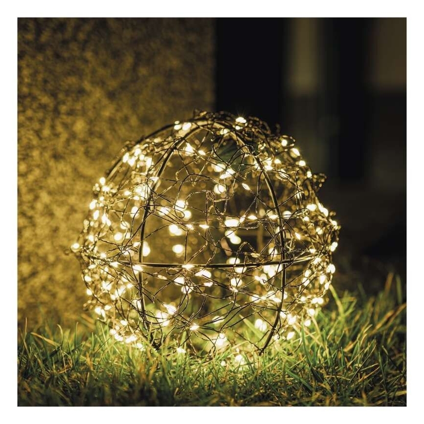 LED Udendørs Lyskæde 200xLED 5 m IP44 Varm hvid