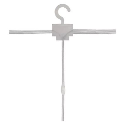 LED udendørs lyskæde 240 LED/8 funktioner 6,7 m IP44 varm hvid