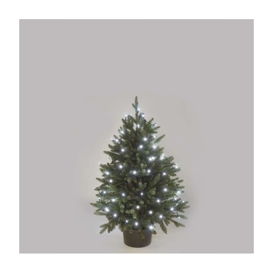 LED udendørs lyskæde 40xLED/9m IP44 kold hvid