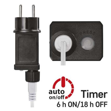 LED udendørs lyskæde 40xLED/9m IP44 varm hvid