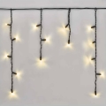 LED udendørs lyskæde 50xLED/3x0,4m IP44 varm hvid