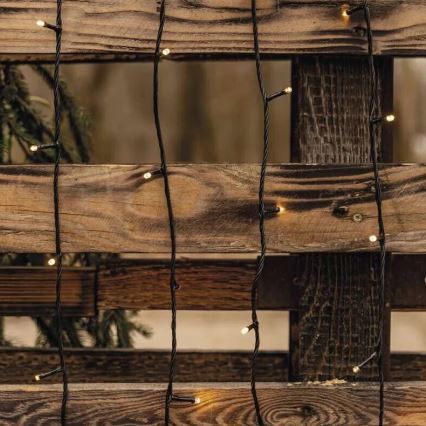 LED udendørs lyskæde 50xLED/5 m IP44 varm hvid