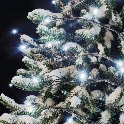 LED udendørs  lyskæde 50xLED/5m IP44 kold hvid