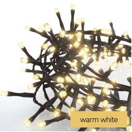 LED udendørs lyskæde 600xLED/17m IP44 varm hvid