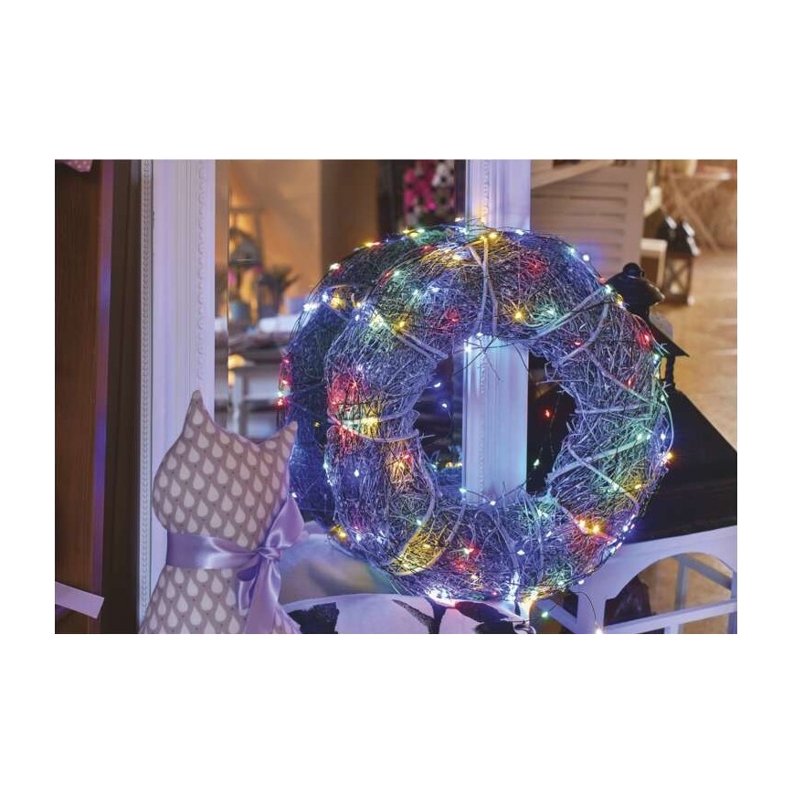 LED  udendørs lyskæde 75xLED/12,5m IP44 multifarvet