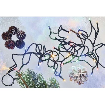 LED udendørs lyskæde 80xLED/13m IP44 multifarvet