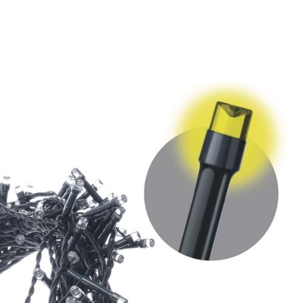 LED udendørs lyskæde 80xLED/13m IP44 varm hvid