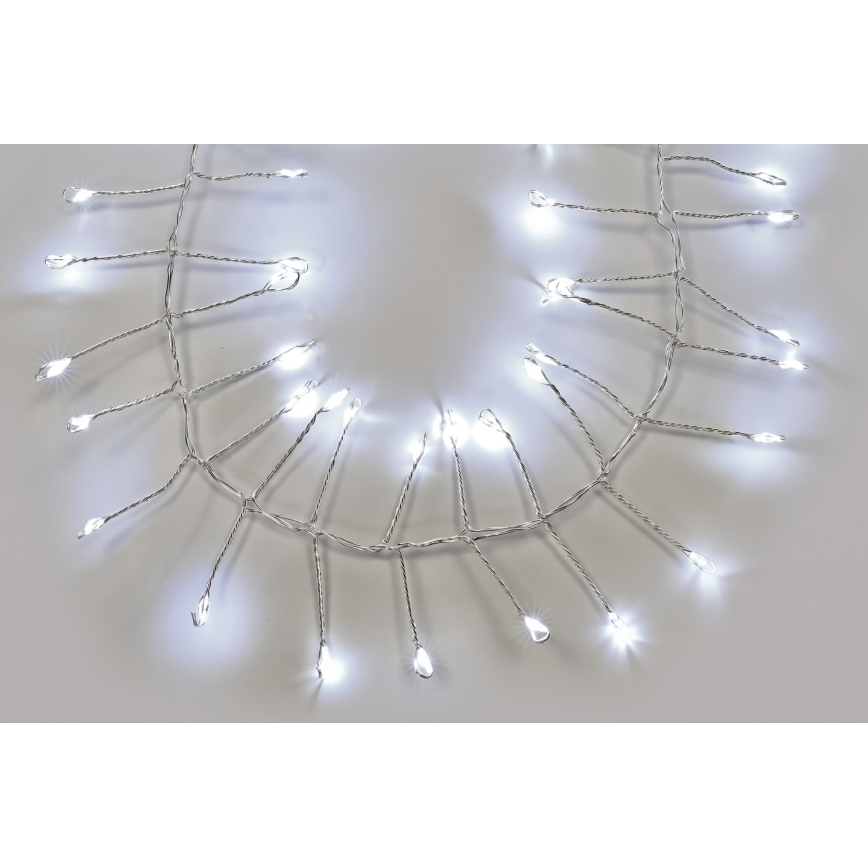 LED udendørs lyskæde 960xLED/8 funktioner 9,6m IP44 kold hvid