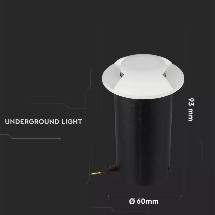 LED Udendørs navigationslys LED/1W/12V IP67