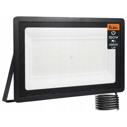 LED udendørs projektør LED/150W/230V 4500K IP65 sort