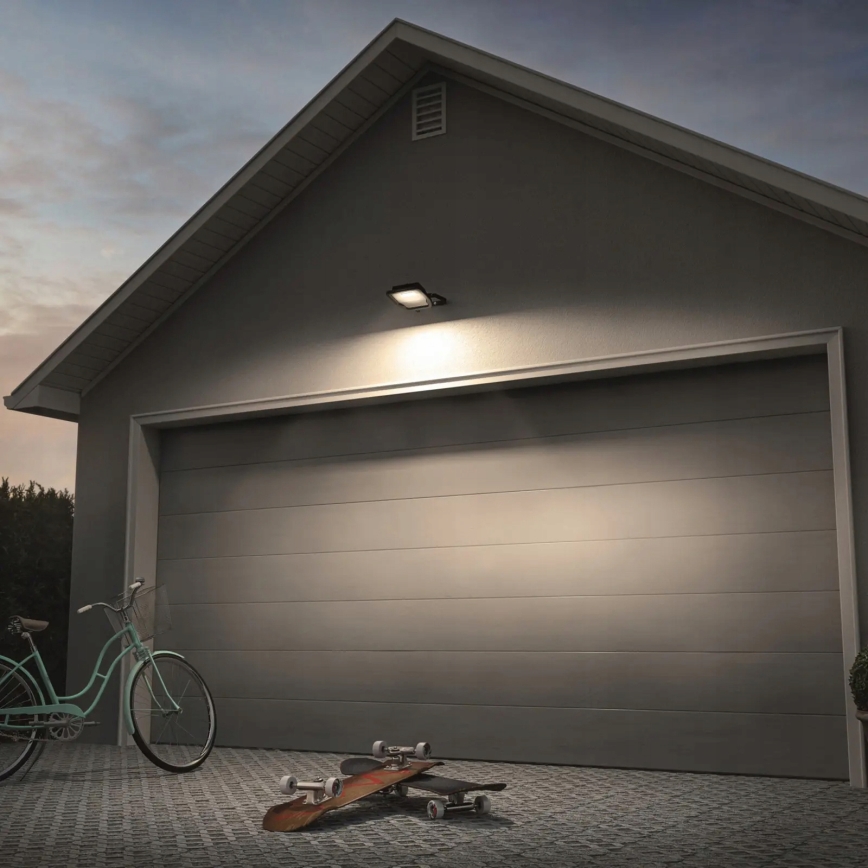 LED udendørs projektør med sensor LED/50W/230V 4500K IP65 sort