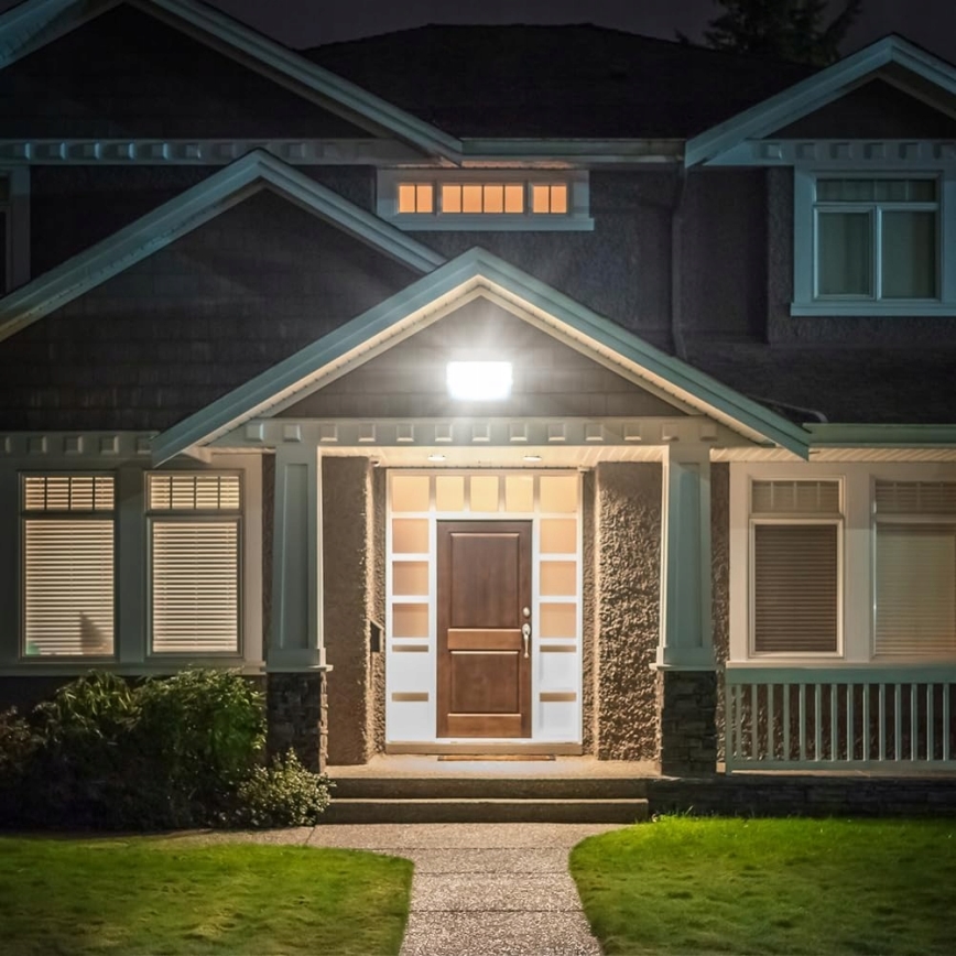 LED Udendørs reflektor LED/100W/230V 4500K IP65 grå