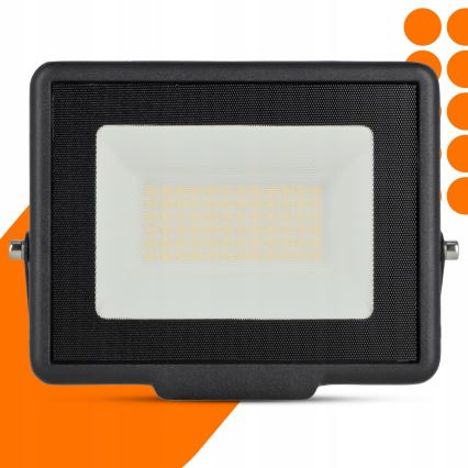 LED udendørs reflektor LED/50W/230V 4500K IP65 sort