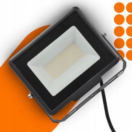 LED udendørs reflektor LED/50W/230V 4500K IP65 sort
