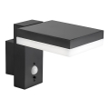 LED Udendørs solcelle væglampe med sensor LED/5,5W/3,7V 3000K IP54 2200 mAh