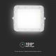 LED Udendørs dæmpbar soldrevet projektør LED/10W/3,2V IP65 4000K hvid + fjernbetjening