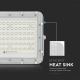 LED Udendørs dæmpbar soldrevet projektør LED/15W/3,2V IP65 4000K hvid + fjernbetjening