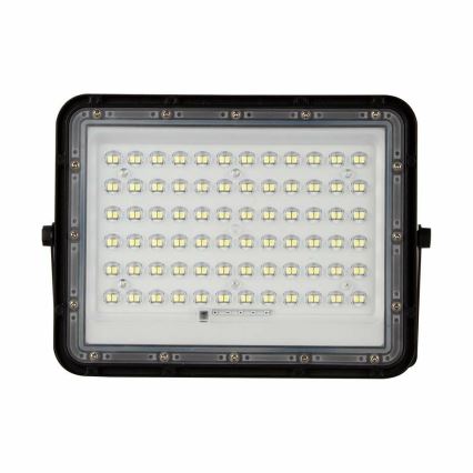 LED Udendørs dæmpbar soldrevet projektør LED/15W/3,2V IP65 4000K sort + fjernbetjening