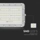 LED Udendørs dæmpbar soldrevet projektør LED/15W/3,2V IP65 6400K hvid + fjernbetjening