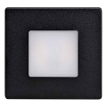 LED udendørs trappearmatur LED/1,7W/230V 3000/4000/6000K IP54 sort