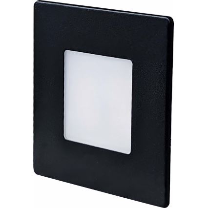 LED udendørs trappearmatur LED/1,7W/230V 3000/4000/6000K IP54 sort