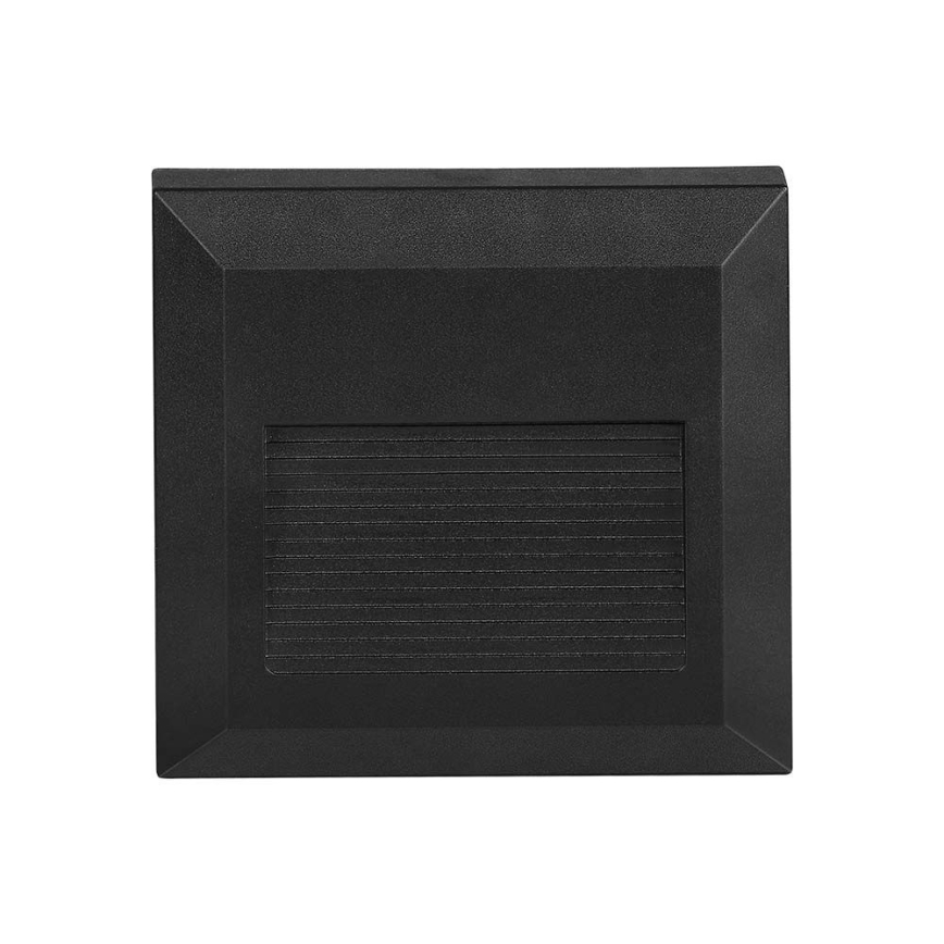 LED Udendørs trappelampe LED/2W/230V IP65 4000K sort