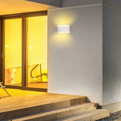 LED udendørs vægarmatur LED/9W/230V 4000K IP54 hvid
