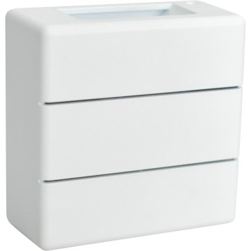 LED udendørs vægarmatur LUXLINE 6W/230V 3000K IP54 hvid