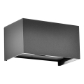 LED udendørs væglampe, 24W/230V, 3000K, IP65, antracit
