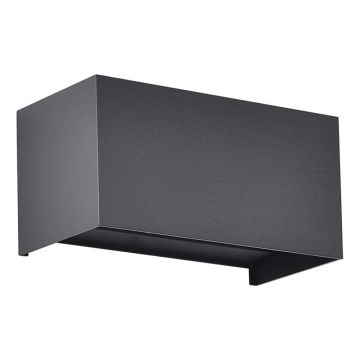 LED udendørs væglampe 24W/230V 4000K IP65 sort