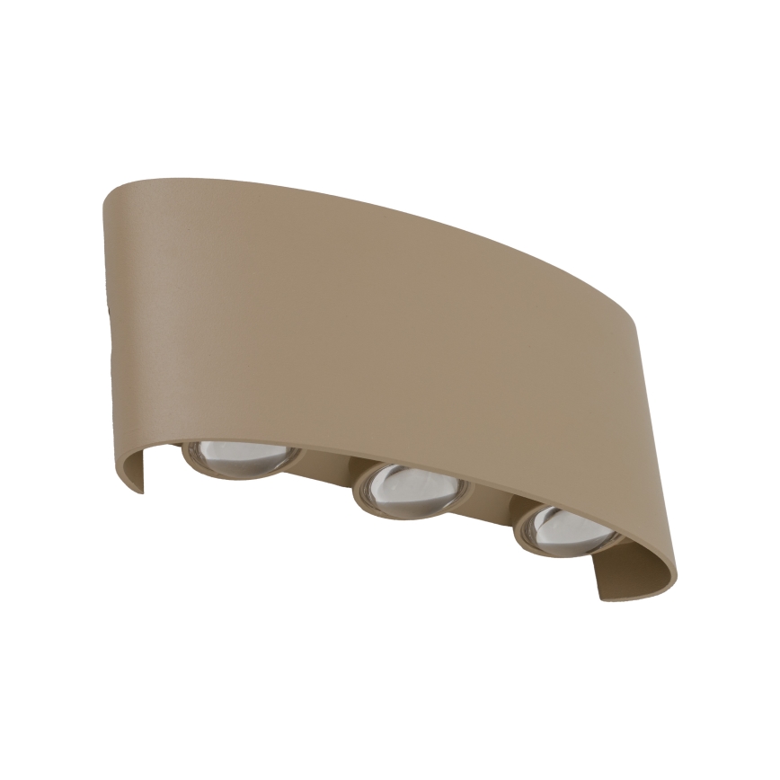 LED udendørs væglampe ARROW LED/6W/230V IP54 beige