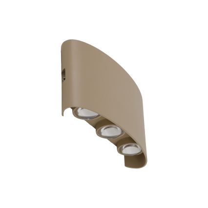 LED udendørs væglampe ARROW LED/6W/230V IP54 beige