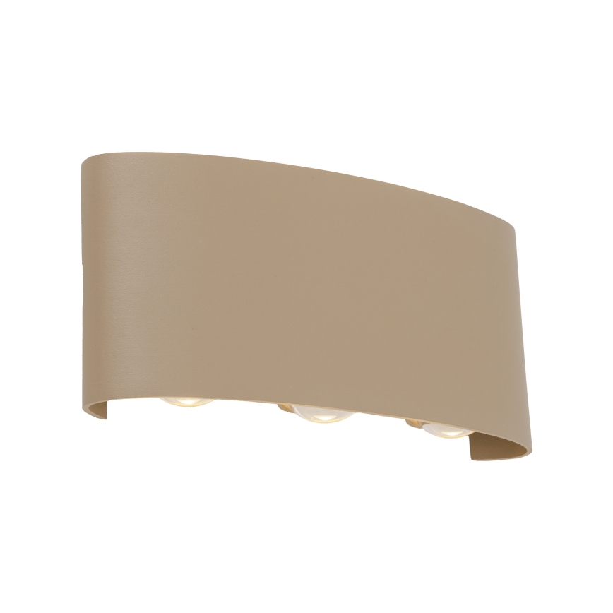LED udendørs væglampe ARROW LED/6W/230V IP54 beige
