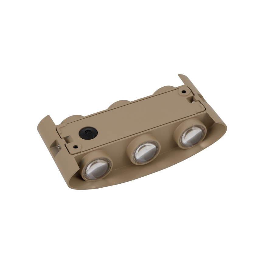 LED udendørs væglampe ARROW LED/6W/230V IP54 beige