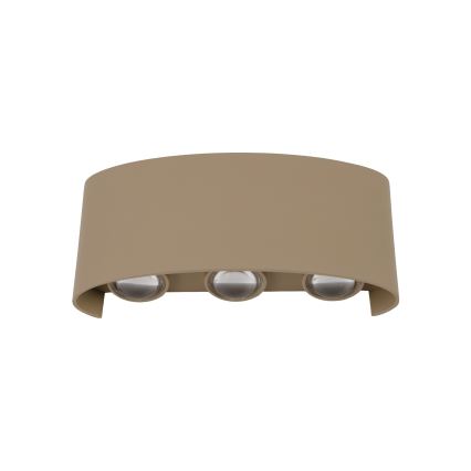 LED udendørs væglampe ARROW LED/6W/230V IP54 beige