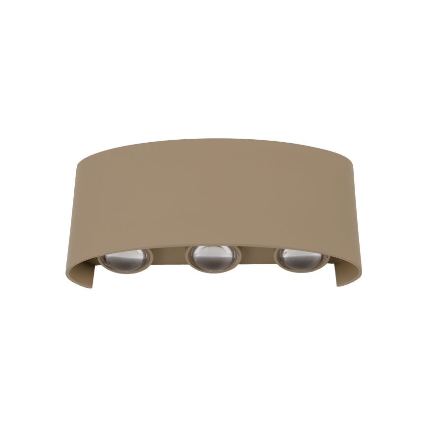 LED udendørs væglampe ARROW LED/6W/230V IP54 beige