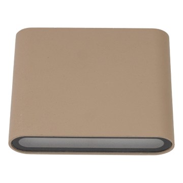 LED udendørs væglampe ARWENA S LED/6W/230V IP54 beige