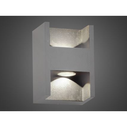 LED udendørs væglampe CISSA 2xLED/2W/230V IP54