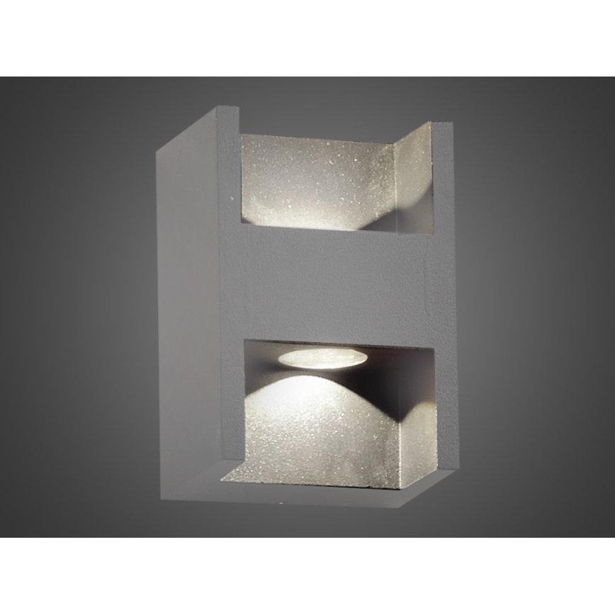 LED udendørs væglampe CISSA 2xLED/2W/230V IP54