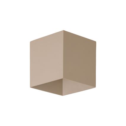 LED Udendørs Væglampe CUBE LED/10W/230V IP54 beige