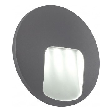 LED udendørs væglampe DACU LED/3W/230V IP54 grå
