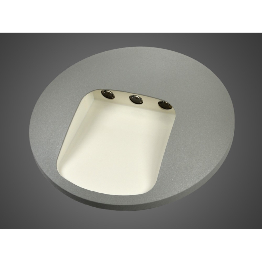 LED udendørs væglampe DACU LED/3W/230V IP54 grå