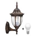 LED udendørs væglampe FLORENCJA 1xE27/10W/230V IP43