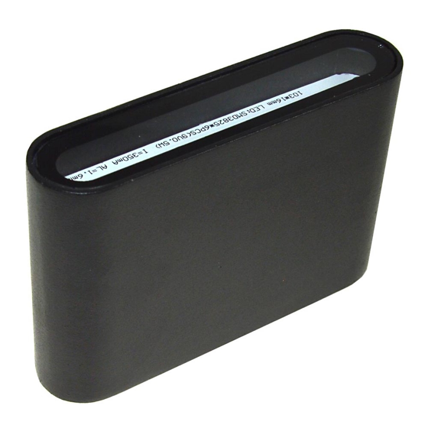 LED udendørs væglampe FLOW LED/3W/230V IP54 sort