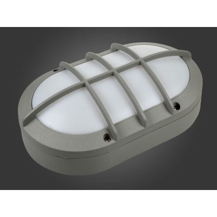 LED udendørs væglampe FRAY LED/8W/230V IP54 grå