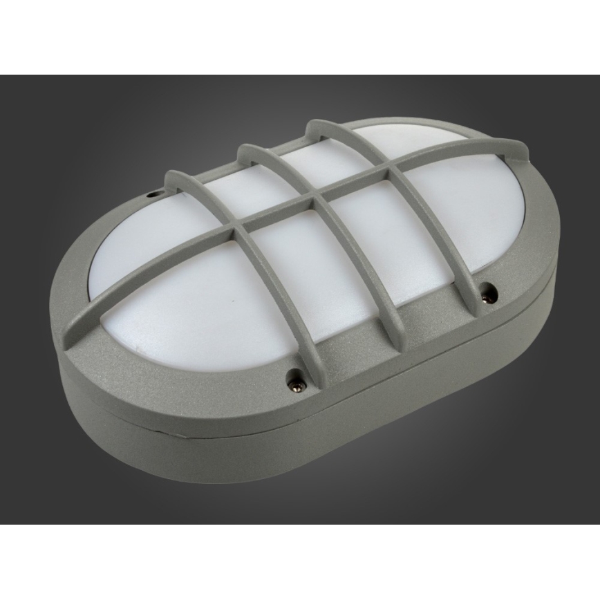 LED udendørs væglampe FRAY LED/8W/230V IP54 grå