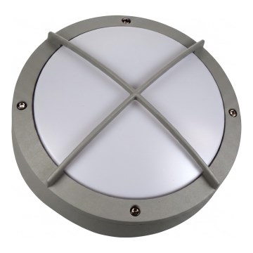 LED udendørs væglampe FRODA LED/12W/230V IP54 grå