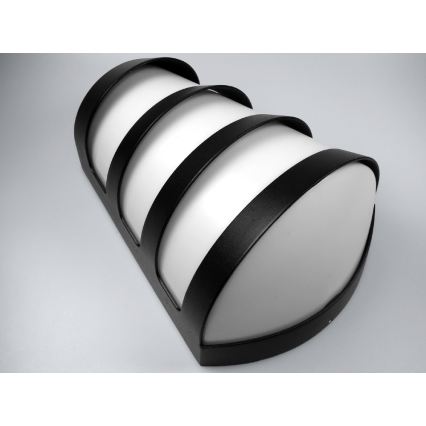 LED udendørs væglampe HAGENAL LED/10W/230V IP54 sort