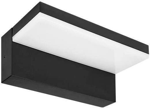 LED udendørs væglampe HESTIO LED/9W/230V 4000K IP44 sort